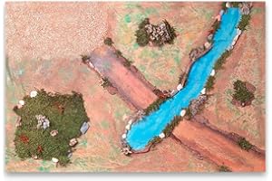 Acan Tradineur - Rollo de Papel con diseño Suelo para belén - Decoración para Nacimiento, Navidad, Tradicional - Alto Detalle - 100 x 70 cm