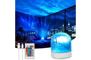 ZEXWIXS Lampada Aurora Boreale, 16 Colori Led Proiettore Stelle Soffitto, Dimmerabile/Ricaricabile/Telecomando Luce Notturna Bambini, Lampada Proiettore Soffitto per Decorazioni Camera, Regali di Natale