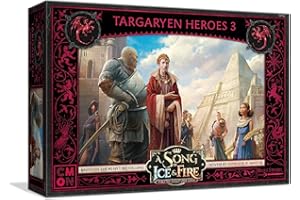 Cmon A Song of Ice and Fire Tabletop Miniatures Game Targaryen Heroes III Box Set, Strategiespiel für Teenager und Erwachsene, ab 14 Jahren, 2 Spieler, durchschnittliche Spielzeit 45–60 Minuten,