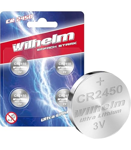 Accumulateur Bouton Lot De 2 Piles Bouton Rechargeables LIR2450 3.6V - Alternative Aux Piles CR2450 Coque Batterie