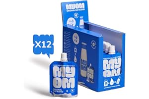 MYOM - Oat Drink - Makes 6 Litres - Vegan Plant Based Oat Drink with Vitamin D3, Vitamin B12 and Iodine - Low Sugar - Dairy Free Plant-Based Milk - Multipack 12 x 65g (12 x 500ml)