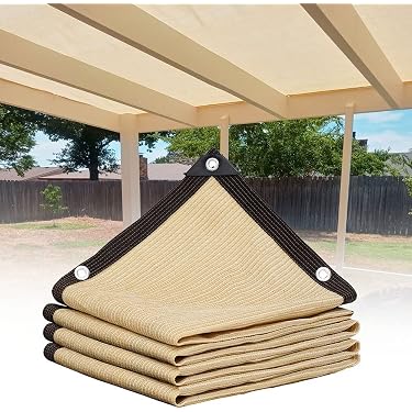 VIDAXL - Parasole a Vela Oxford Rettangolare 3x5 m Beige