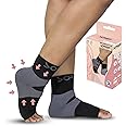 Sorgen Nylon Premium Ankle Protector Sleeve For Plantar Fasciitis Pain Relief And Compression Support|For Heel Pain And Ankle Support|Foot Compression Sleeve 1 Pair (Xl)