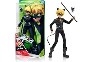 Miraculum: Biedronka I Czarny Kot Cat Noir Figurka, Czarny, Od 4 Lat