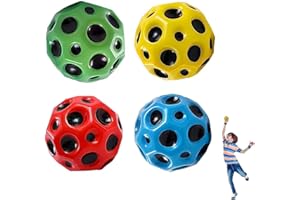 Gxlaihly 4 Stück Hohe Springender Gummiball, Bouncing Ball Toy, Bouncing Springball für Kinderl, Mini Bouncing Ball Toy, Eine Gute Wahl Für Familien Interaction