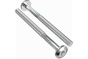 KGGZKG 35 sztuk śrub meblowych z łbem sześciokątnym M6 x 100 mm