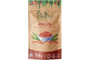 ELTABIA Krillöl Kapseln 500 Stück | Hochdosiert 1.500mg Tagesdosis | Premium Krill Öl Softgel Reich an Astaxanthin, Omega 3,6 und 9 Fettsäuren Fischöl