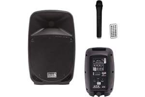 Italian Stage FR08AW by Proel - Diffusore portatile amplificato a batteria, con mp3 player, sd card, usb e bluetooth. (FR08AW)