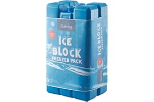 Galvog® Freezer Blocks Ice Packs 400mlx2 for Lunch Box | Long Lasting Reusable Ice Blocks For Cool Bags Lunch Boxes Coolers – Your Travel Camping Picnic Companion