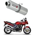 Terminale Di Scarico Marmitta DOMINATOR In Acciaio Inox Per Kawasaki ZR7 / ZR7S 1999-2004 - Silenziatore Sportivo Con DB Killer - 3