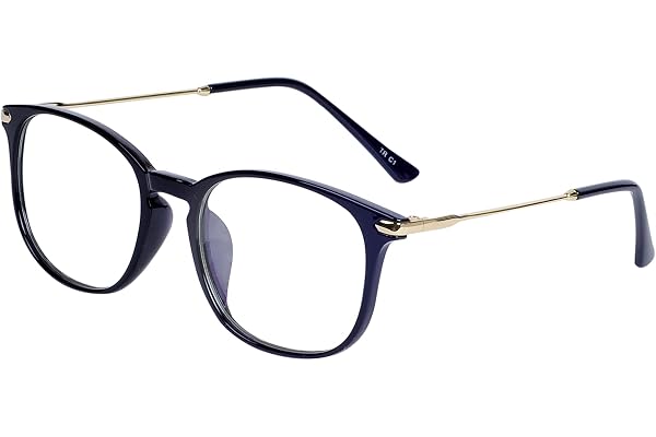 JoXiGo Lunettes Anti Lumière Bleues Anti Fatigue Anti UV Lens Transparent Monture TR90 avec Étui