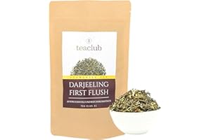 Darjeeling First Flush Ernte czarna herbata 100 g, Darjeeling Tee FTGFOP1 jakość premium TeaClub Black Tea