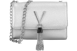 Valentino by Mario Valentino Divina, Bolso para Mujer, Plata, 5x11.5x17 cm (B x H x T)