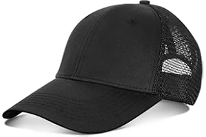 DOWSKWX Gorra de Béisbol Deporte Mujer Hombre, Ajustable Malla Transpirable Casual Gorra De Sol Sombrero Verano Visera Snapback Baseball Cap al Aire Libre