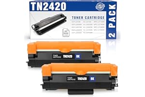 TONER EXPERTE Zamiennik dla TN 2410 TN2420 toner czarny kompatybilny z drukarką Brother DCP-L2530DW Brother DCP-L2530DW Brother HL-l2350dw MFC-L2710DW, 2-pak