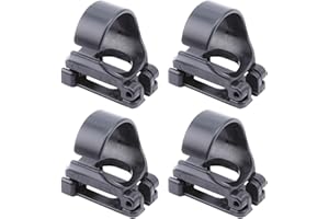 HYCLAM 4Pcs Diving Snorkel Buckle Dive Gear Scubas Diving Part Shelf Brackets Snorkel Keeper Clip Snorkel Clip Replacement Snorkel Clip Snorkel Holder Snorkel Retainers Air Tube Keeper Diving Snorkeling