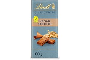Lindt CLASSIC RECIPE Vegan Chocolate Bar, 100g - Smooth Vegan Oat Chocolate