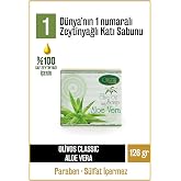 Olivos Doğal Klasik Serisi Aloe Vera ve Zeytinyağlı Katı Sabun - Aloe Vera &Ouml;zleri ile Zenginleştirilmiş, Nemlendirici ve Raha