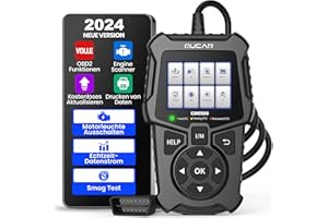 ‎MUCAR OBD2 Diagnosegerät, MUCAR CDE500 Diagnosegerät Auto Große LCD-Bildschirme, Klassisch Verbessert Auto Auslesegerät Mit Tastenkürzel, KFZ Auslesegerät für OBDII/EOBD Protokoll