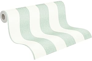 A.S. Création Attractive 2 390292 - Carta da parati a righe in tessuto non tessuto, 10,05 m x 0,53 m, made in Germany
