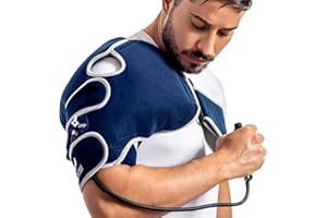 Medcosa Shoulder Compression Ice Pack | Pump it Up with Our Rotator Cuff Cold Therapy Wrap | Compress Yourself for Effective Pain Relief