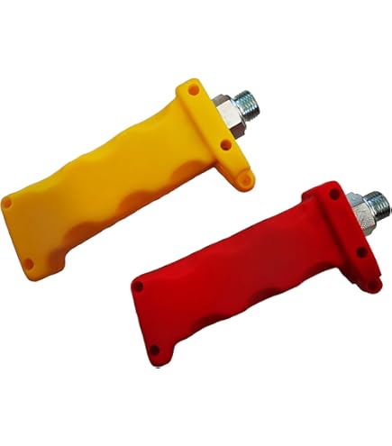 R-Satz Shop Lot De 10 Capuchons Anti-poussière Pour Tête D' Embrayage - Rouge Et Jaune - Capuchon De Rechange Standard Pour Camion Et Tracteur (5 Jaunes Et 5 Rouges