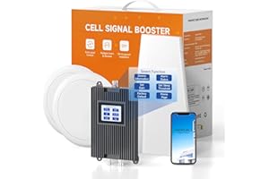 ANYCALL Amplificateur 5G 4G LTE GSM pour Bande 1,3,7,8,20, Antenne intérieure Double pour Maison, Bureau et Les Grandes Surfaces, Amplificateur Reseau Mobile pour Orange SFR Bouygues Telecom Free