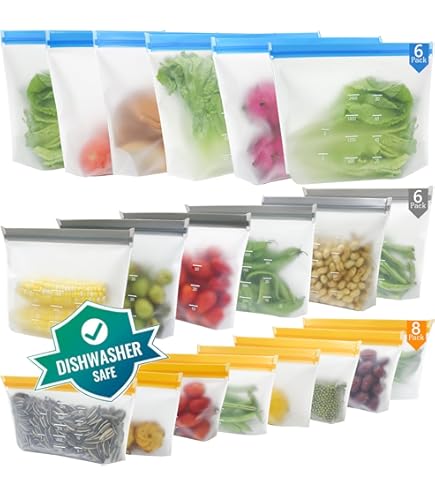 Lerine Bolsas Reutilizables Aptas Para Lavavajillas