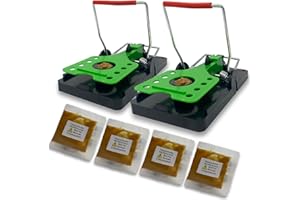 FROBOO Rat Reaper XL Rattenfallen 2er Pack – Vorgeködert, Schwerlast, Soforttötung – Wiederverwendbar und Einsatzbereit