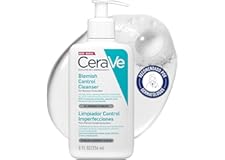 CeraVe Gel Limpiador Control Imperfecciones, Para Piel con Tendencia Acneica y Grasa, Reduce el Acné, los Puntos Negros y Mejora los Poros, Tratamiento en Gel con Ácido Salicílico, 236ml