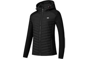 MoFiz Giacca Softshell Ciclismo Donna Giacca Escursionismo Calda e Alpinistica con Cappuccio e Zip da Corsa