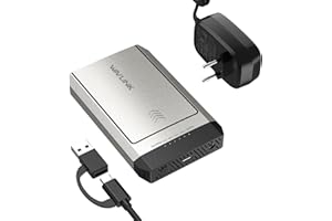 WAVLINK NVMe Cloner, Outil de Clonage Hors Ligne à Double Baie Sans Outils, Duplicateur M.2 10Gbps, Compatible SATA et NVMe, Boîtier Double pour SSD PCIe 2230/2242/2260/2280, Jusqu'à 8TB