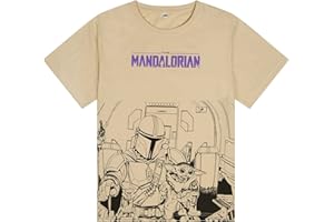 ONOMATO! Star Wars The Mandalorian Din Djarin Grogu - Camiseta para niño