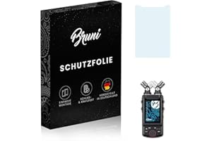 Bruni Schutzfolie kompatibel mit Tascam Portacapture X8 Folie, glasklare Displayschutzfolie (2X)