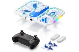 HOFMOC Mini Drone for Kids 8-12, Indoor Drones Kids 6-8, Toys Gifts for Goys 8-10, Beginner Drones with Propeller Protection, Throw to Go, Altitude Hold, 3D Flips and Headless Mode