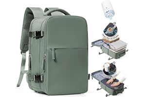 SZLX Mochila al Vacío con Bomba Mochila Viaje Cabina Avion 40x30x20 Ryanair Equipaje de Mano 40x20x30 Vueling Wizzair Mochila Viaje Cabina Avion 40x20x25 Mujer Hombre Bolsas de Viaje 45x36x20 Easyjet