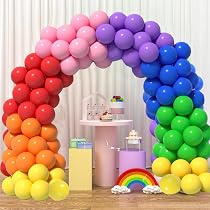 Regenbogen Luftballons Aus Folie – 6 Stück Bunte Mylar Ballons Für Geburtstag, Hochzeit, Baby-Party & Deko