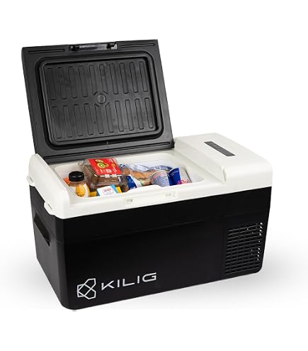 Rockwell 60Ltr Car Cooler/Freezer, Portable Fridge for Outdoor