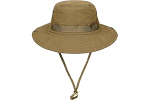 IDOGEAR Sombrero Boonie de ala ancha Para Hombre y Mujer, Ideal Para la Pesca, la Caza y Las actividades al Aire Libre