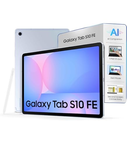 Samsung Galaxy Tab S10 FE+ グレー S Pen付き Samsung Galaxy Tab S10 FE, S Pen in-Box, 27.7 cm (10.9 inch) LCD