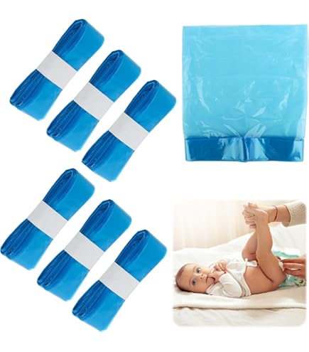 Recharge Poubelle Couche 10 Recharges Octogonales,Sac Poubelle