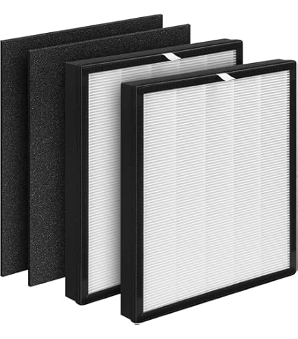 Vhbw 2x Filtri Aria Compatibili Con Medion MD 10444, 10378 – Combinato Prefiltro+HEPA+Carbone Attivo