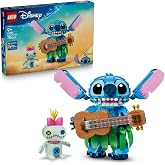 LEGO Disney Sti&ccedil; ve Scrump 43296-9 Yaş ve &Uuml;zeri Kız ve Erkek &Ccedil;ocuklar i&ccedil;in Ukulele ve Yapraklı Hasır Eteği Gibi Aksesuarlar İ