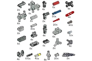 SEEMEY 389Pcs Technic Pegs Joints Peg-Joints Pack