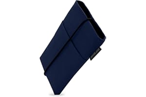 Adore June Handytasche Bene kompatibel mit 6,7-7,0 Zoll Smartphones (wie iPhone 17 Pro Max, iPhone 16 Pro Max, 16 Plus, Galaxy S25 Ultra, Pixel 10 Pro XL), Gummi-Verschluss, Farbe Marine Blau