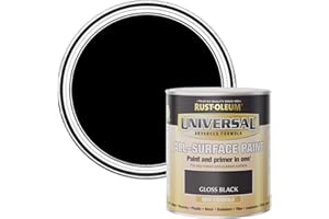 Rust-Oleum AMZ0090 250ml Universal Paint - Gloss Black