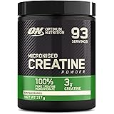 Optimum Nutrition Micronised Creatine Powder, Creatina Monoidrato Micronizzata in Polvere Pura al 100% per Migliorare la Pote