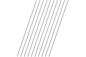 VictorsHome 3mm x 300mm Aluminum Rods, Round Solid Shaft Lathe Bar for DIY Crafts RC Aircraft Model Car 10pcs