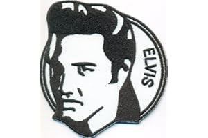 OUTDOUSE Elvis Presley Head Tête Rockabilly Rocker Écusson Moto 60 's Vintage Patch insigne