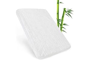 SPRINGSPIRIT Reisebett-Matratze 95 x 65 cm, passend für Red Kite und Graco Reisebett, wasserdichte Viskose aus Bambus-Oberfläche, doppelseitig (fest für Babys), Schaumstoff-Reisebett-Matratzenauflage